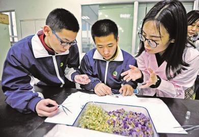 点击查看大图 教授和学生一起玩转科学