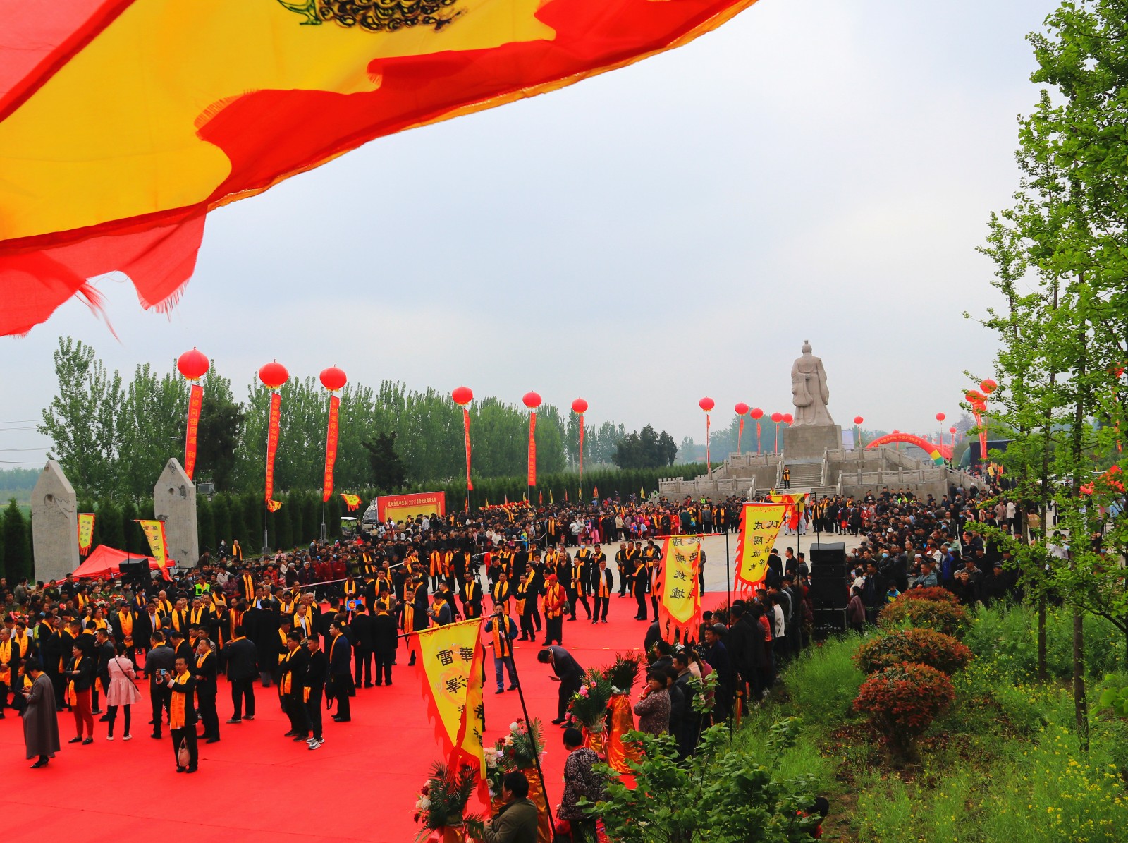 辛丑年春(2021)祭祀尧舜禹大典举行