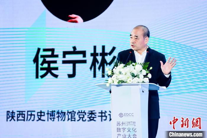 陕西历史博物馆党委书记、馆长侯宁彬。　京东方艺云科技有限公司供图