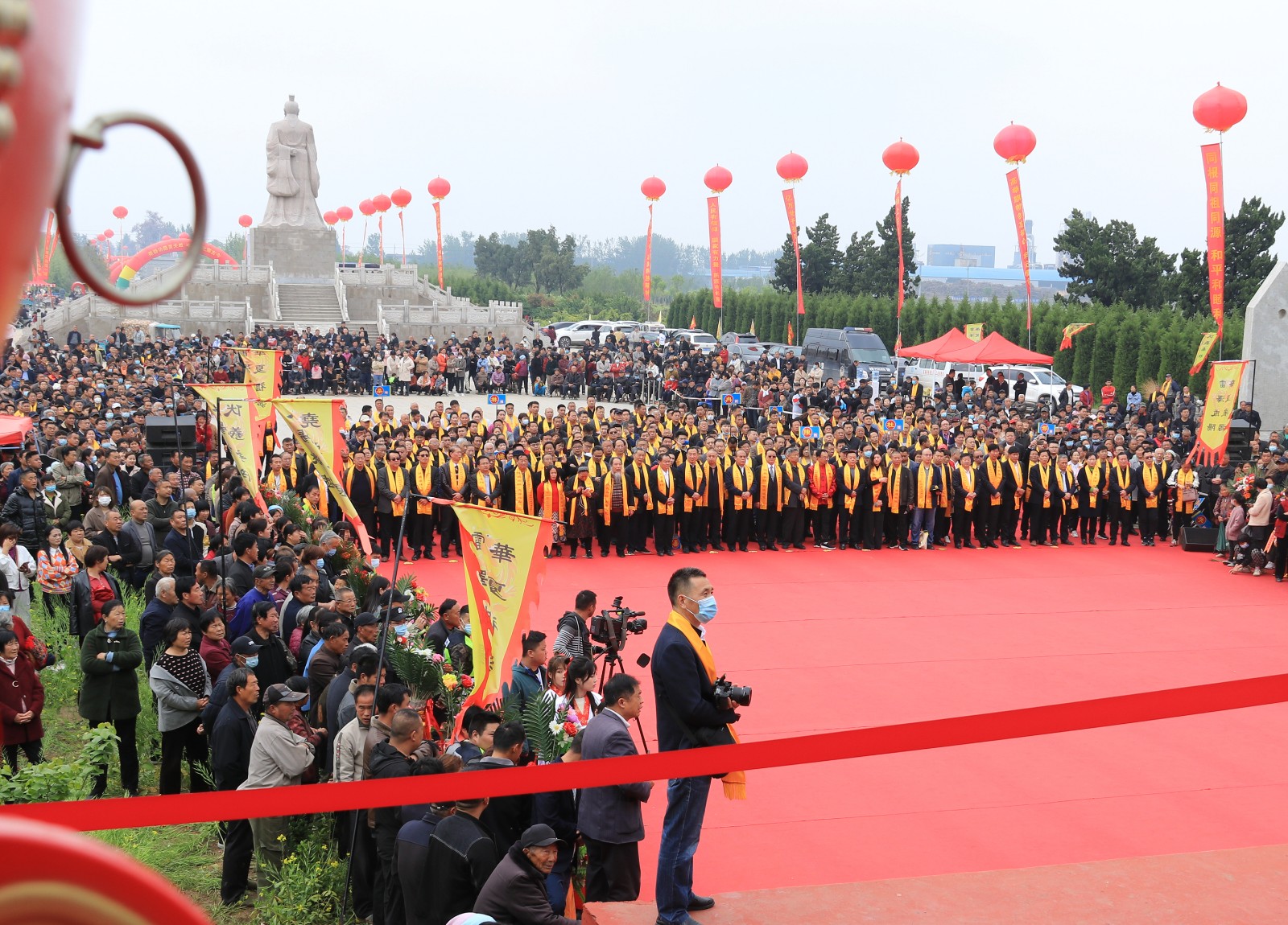 辛丑年春(2021)祭祀尧舜禹大典举行